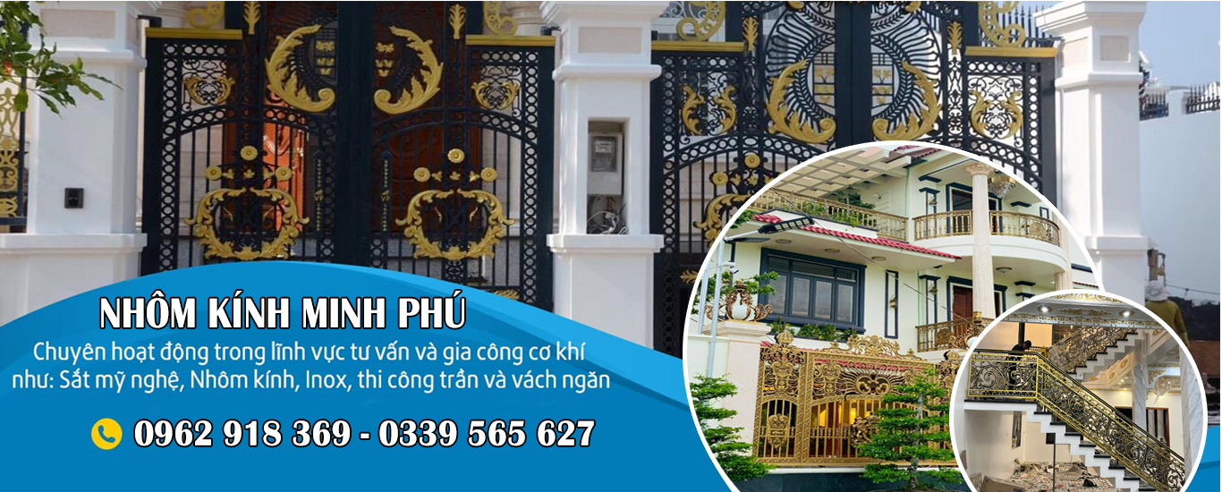 CỬA CỔNG NHÔM ĐÚC BA TRI