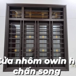 Cửa sổ nhôm owin hệ chấn song