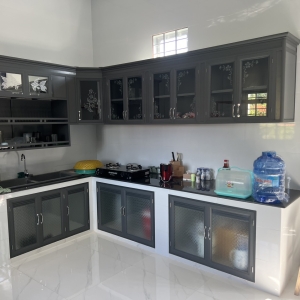 MẪU TỦ BẾP NHÔM CAO CẤP - NỘI THẤT MINH PHÚ