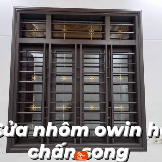 Cửa sổ nhôm owin hệ chấn song 