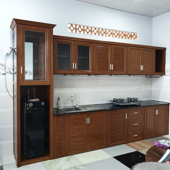 Thi Công Kệ Bếp Nhôm Ba Tri - Nhôm kính Ba Tri